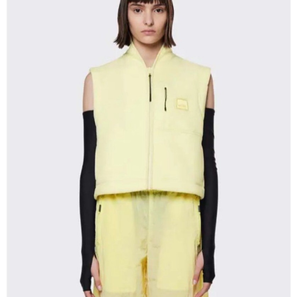 RAINS Fleece W Vest in Straw 517 Size XL